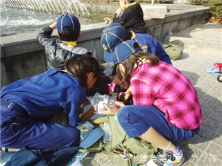 11/24 ミステリー町探検(2組お昼?) 11/24 ミステリー町探検